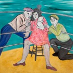 Susan Bee, Doomed to Win, 1983, 50” x 54", oil on linen